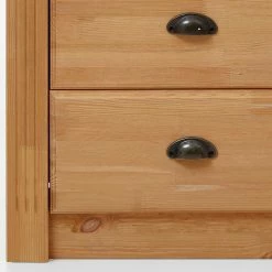 Budget 🥰 110x91x45 Holz Kommode Mit Fünf Schubladen - Ulderan ✔️ -TRUVISAS STORE 110x91x45 holz kommode mit fuenf schubladen mit metallgriffen ulderan 04