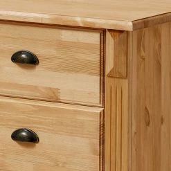 Budget 🥰 110x91x45 Holz Kommode Mit Fünf Schubladen - Ulderan ✔️ -TRUVISAS STORE 110x91x45 holz kommode mit fuenf schubladen mit metallgriffen ulderan 05