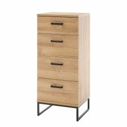 Bestpreis 😀 50x116x44 Hochkommode Mit Bügelgestell - Truvisas ❤️