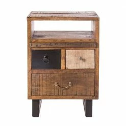 Rabatt 🛒 50x75x35 Echtholz Kommode Aus Recyclingholz - Bahiro 😀