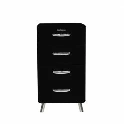 Aktion 🎁 Design Kommode Flavian In Schwarz ⌛