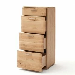 Billig 😍 Massivholz Hochkommode Aus Eiche - Mabasa ❤️ -TRUVISAS STORE massivholz hochkommode aus eiche 118 cm hoch mabasa 02