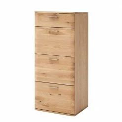 Billig 😍 Massivholz Hochkommode Aus Eiche - Mabasa ❤️