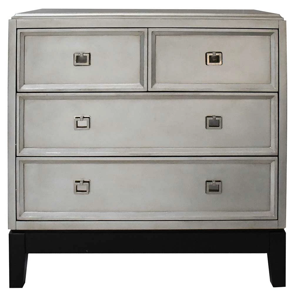 Brandneu 😀 Retro Kommode In Altsilber & Schwarz - Elivazon 🤩 5 Brandneu 😀 Retro Kommode In Altsilber & Schwarz - Elivazon 🤩 – Bild 3